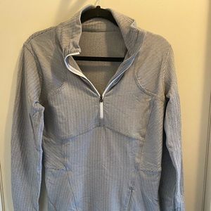 LULULEMON Quarter zip herringbone athletic jacket